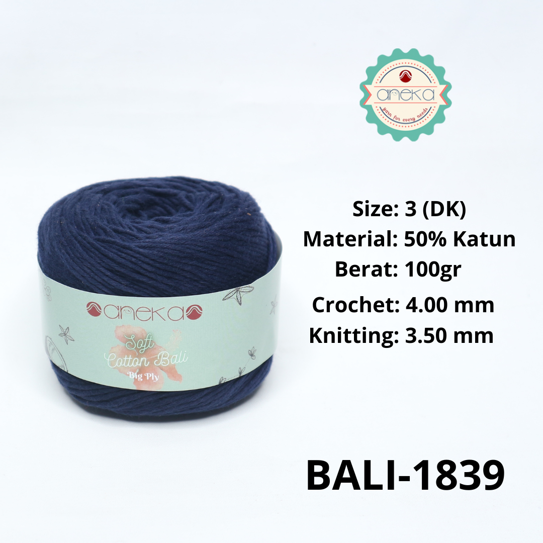 KATALOG - Benang Rajut Katun Bali ANEKA / Soft Cotton Big Ply made by ANEKABENANG PART 1