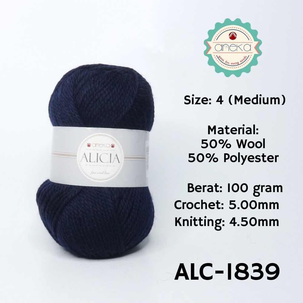 KATALOG - Benang Rajut Wool Alicia / Crochet Knitting Yarn - Part 1