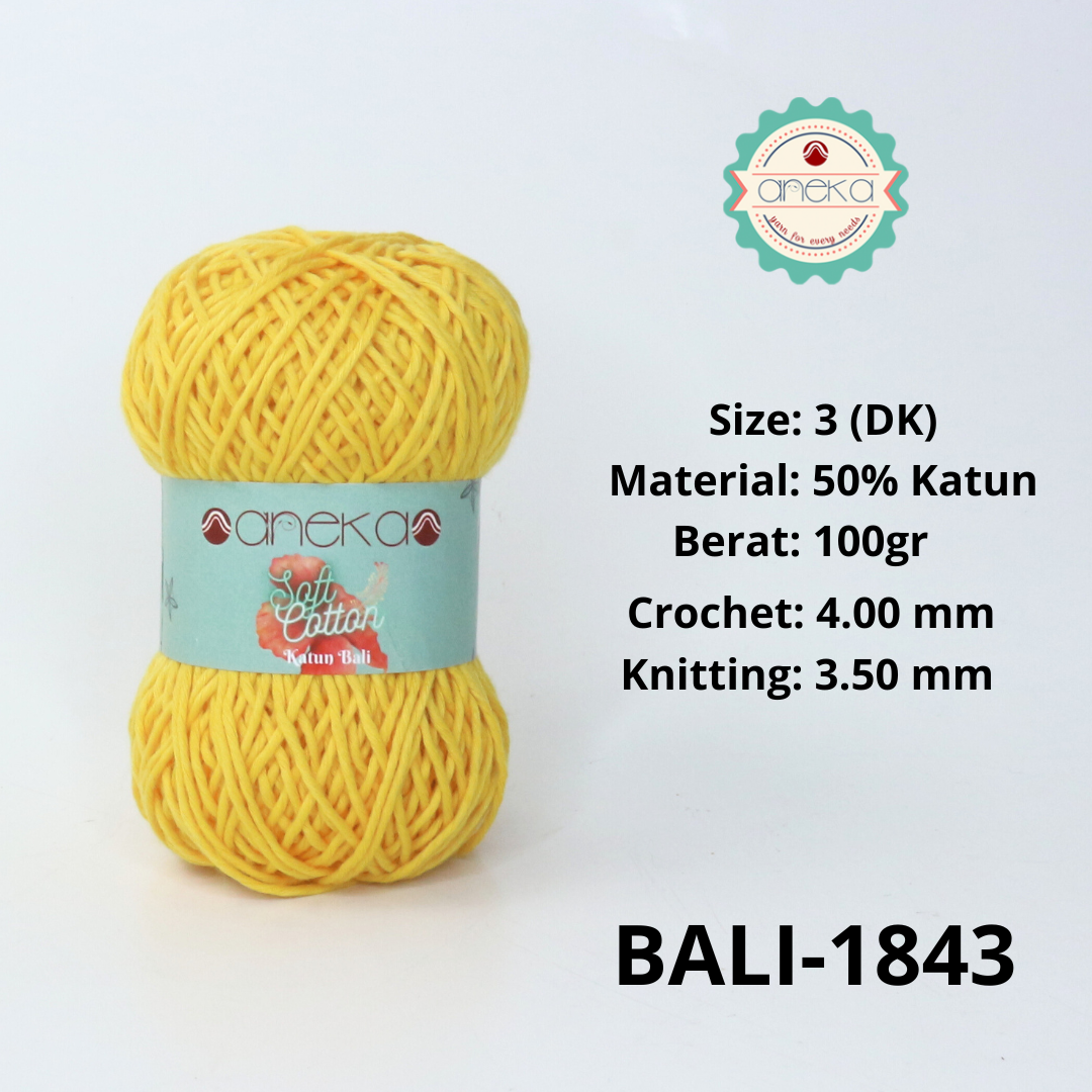 KATALOG - Benang Rajut Katun Bali ANEKA / Soft Cotton Big Ply made by ANEKABENANG PART 1