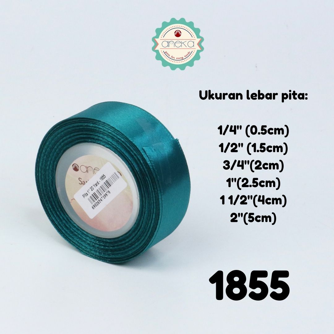 Satin Ribbon / Satin Silk Ribbon 3/4" - 0.75" - 2 cm - PER ROLL (25yards/roll) Part 2