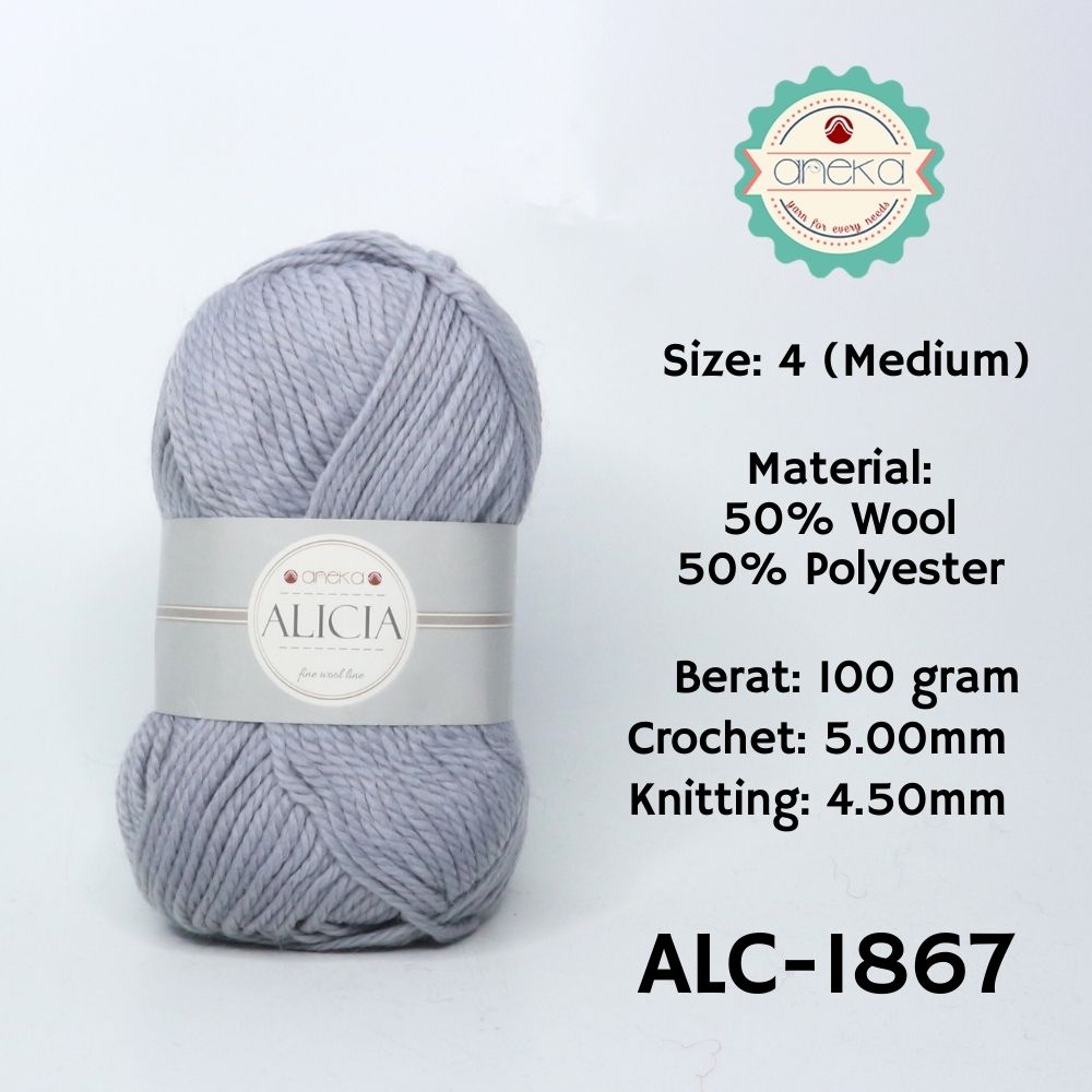 KATALOG - Benang Rajut Wool Alicia / Crochet Knitting Yarn - Part 1