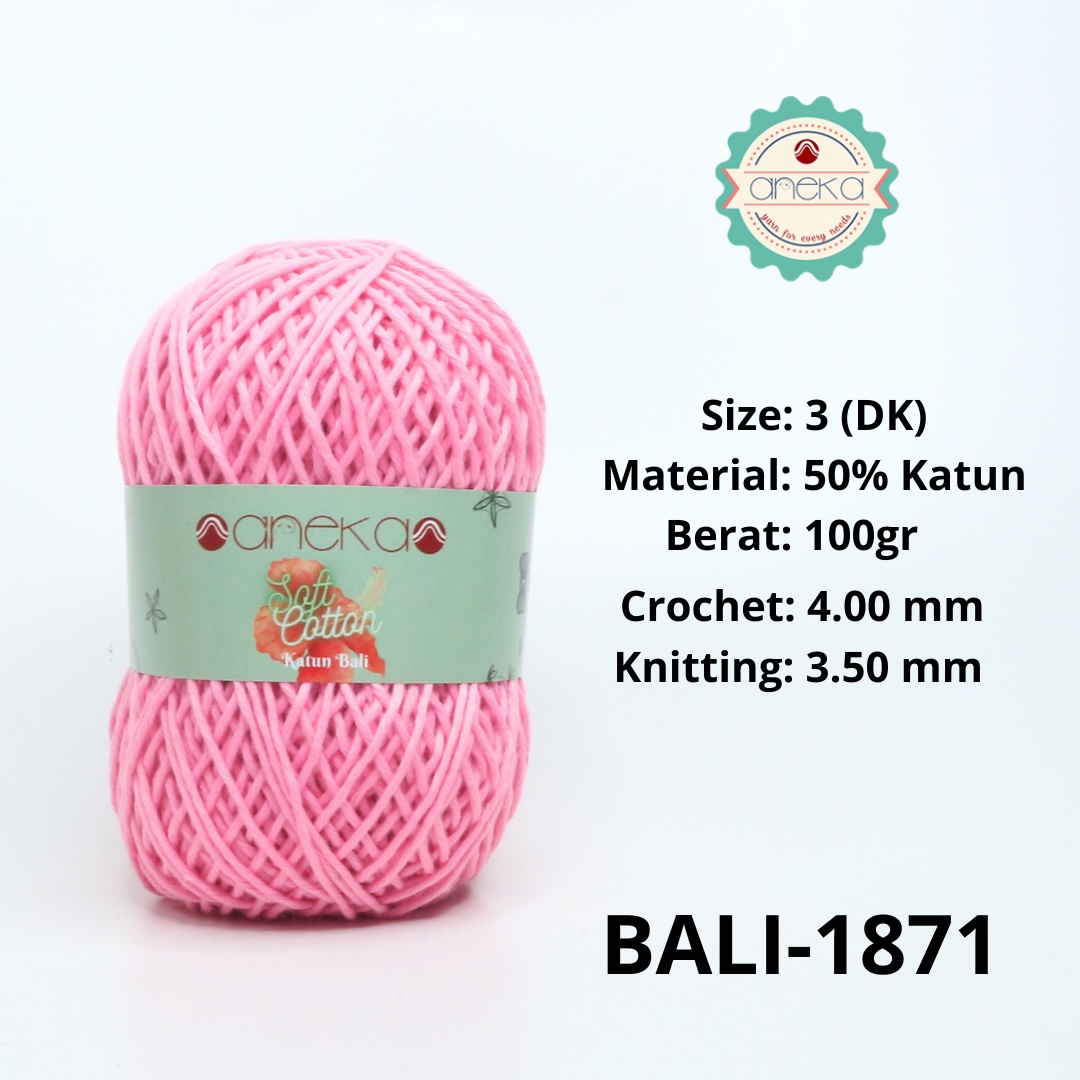 KATALOG - Benang Rajut Katun Bali ANEKA / Soft Cotton Big Ply made by ANEKABENANG PART 1
