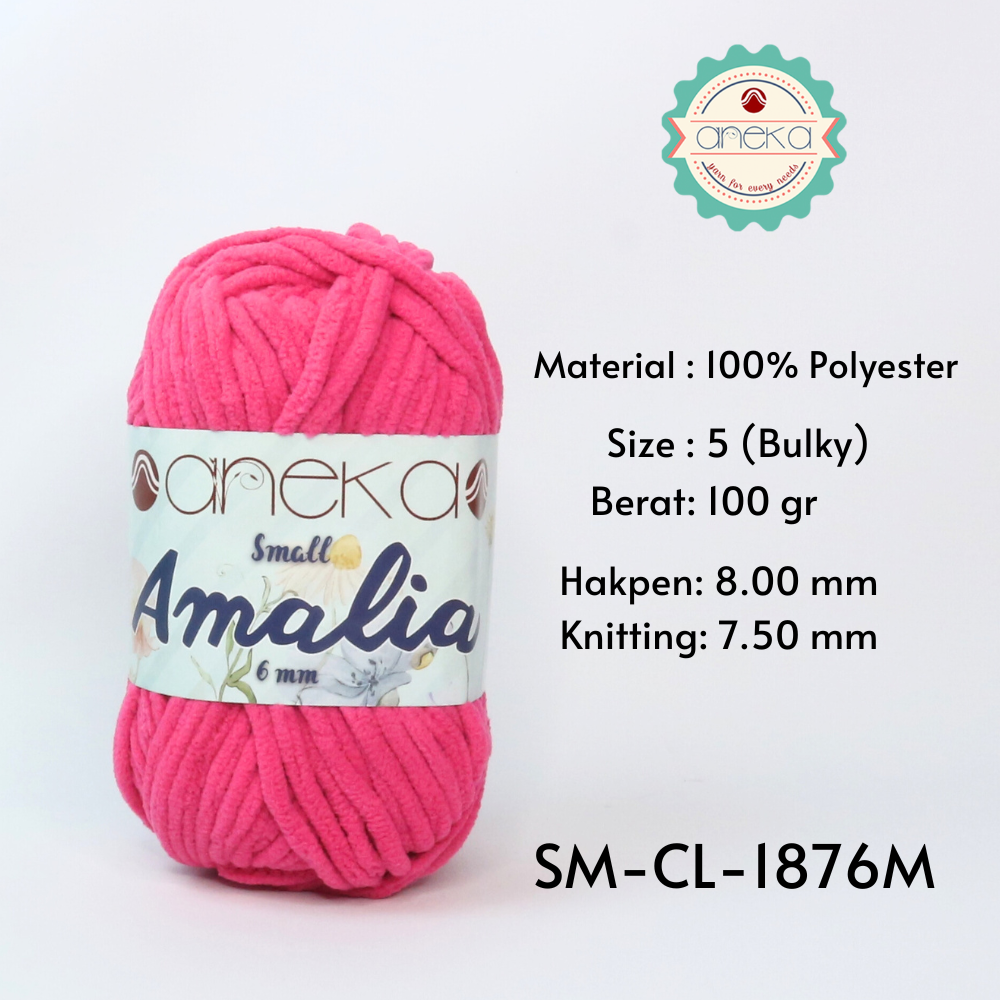 KATALOG - Benang Rajut Small Amalia / Chenille Crochet Knitting Yarn