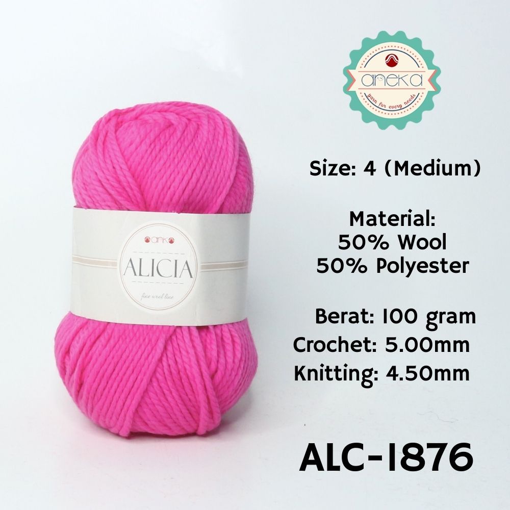 KATALOG - Benang Rajut Wool Alicia / Crochet Knitting Yarn - Part 1
