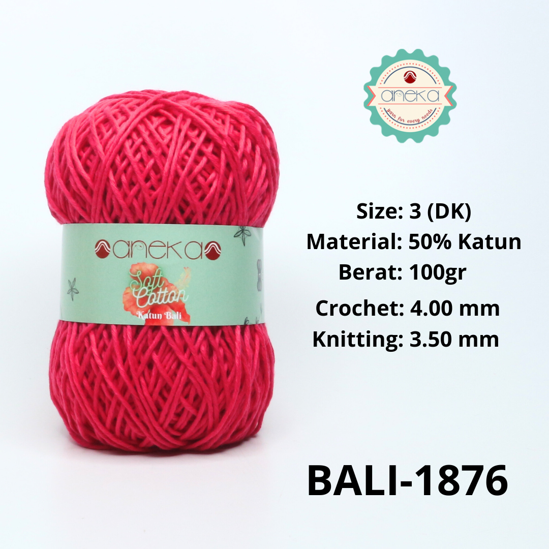 KATALOG - Benang Rajut Katun Bali ANEKA / Soft Cotton Big Ply made by ANEKABENANG PART 1