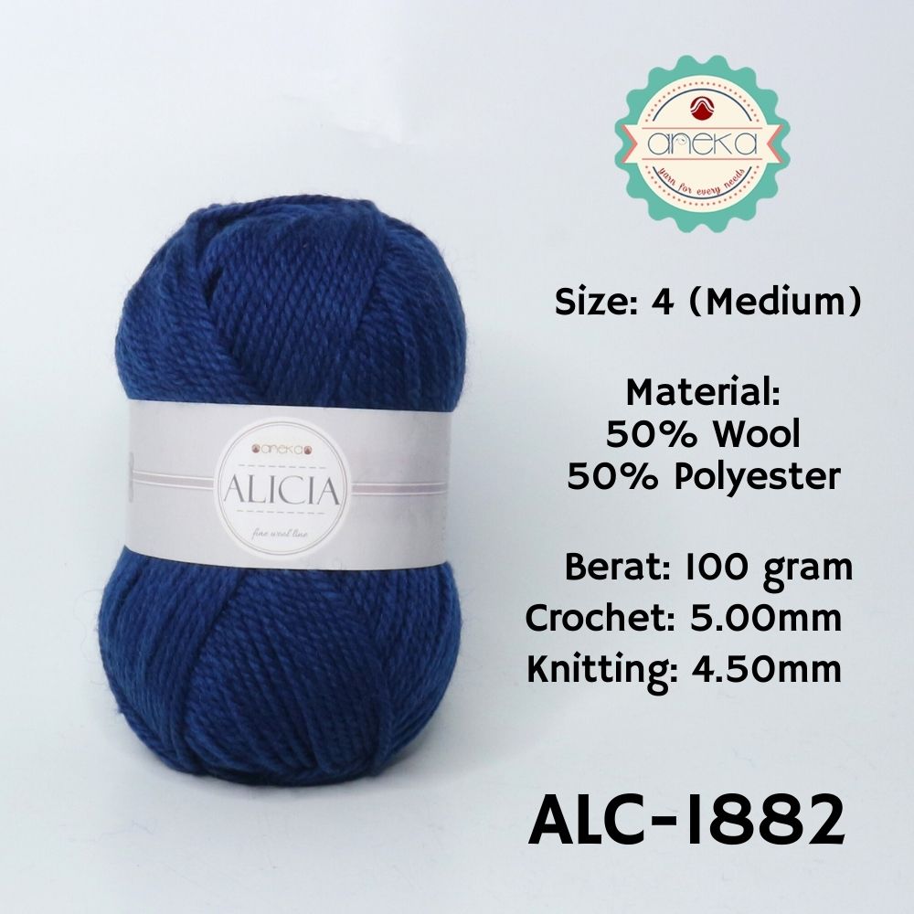 KATALOG - Benang Rajut Wool Alicia / Crochet Knitting Yarn - Part 1