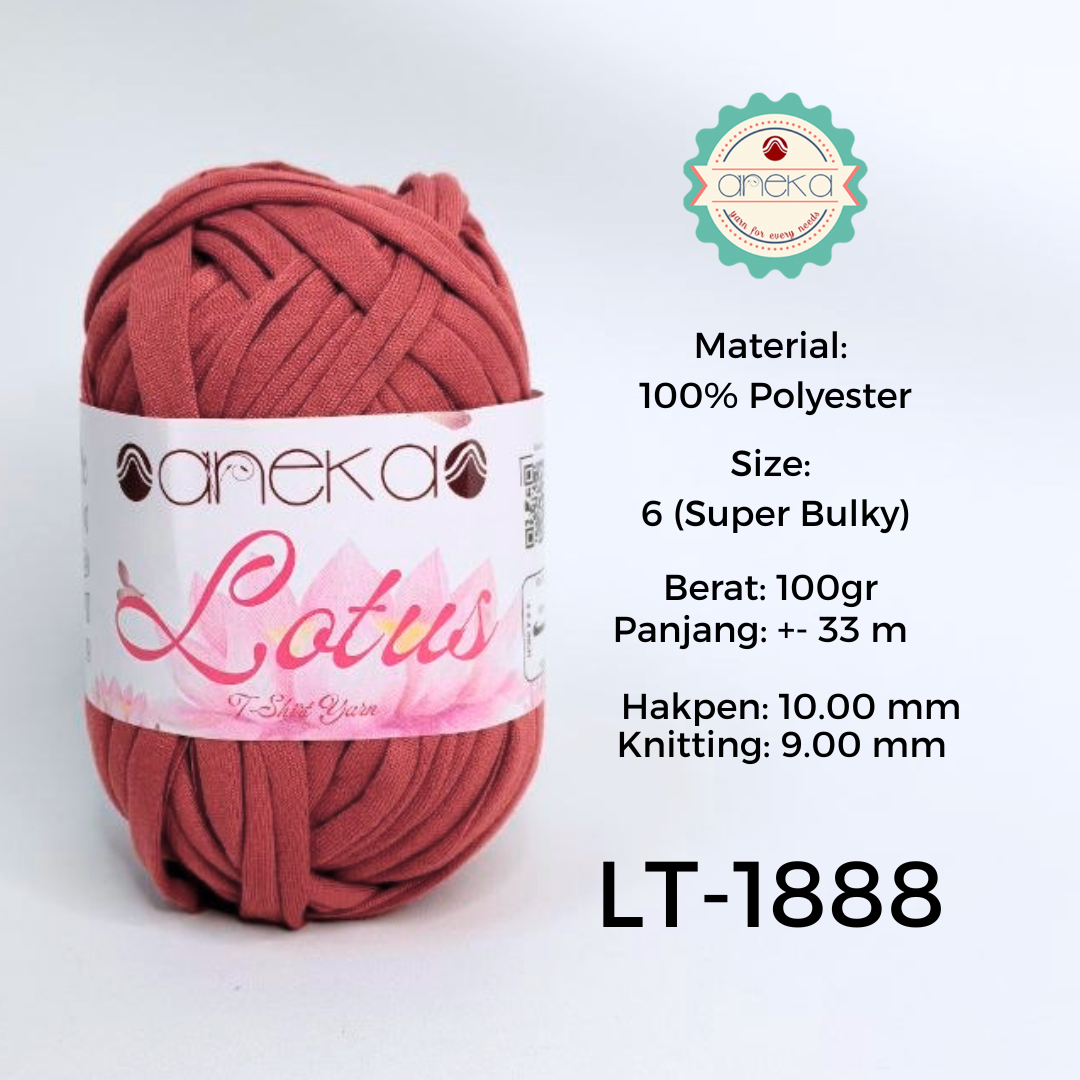 KATALOG - Benang Rajut Lotus / TShirt / Kaos Yarn PART 2