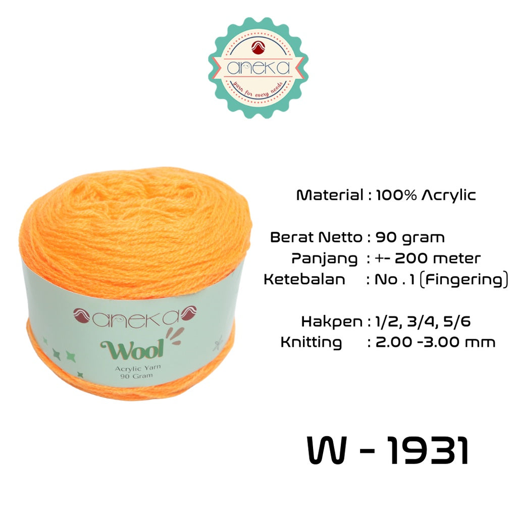 KATALOG - Benang Rajut Wool / Wol / Siet Yarn 90 gram - PART 3