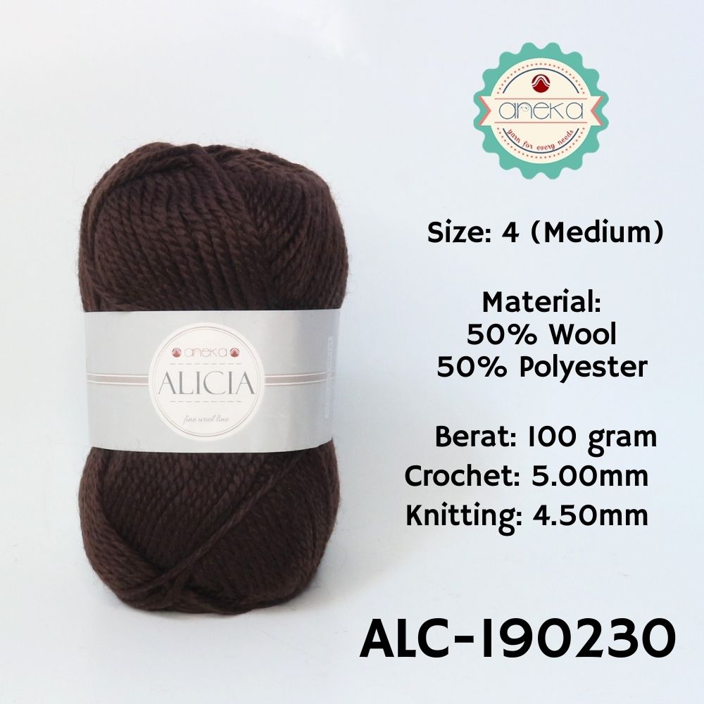 KATALOG - Benang Rajut Wool Alicia / Crochet Knitting Yarn - Part 1