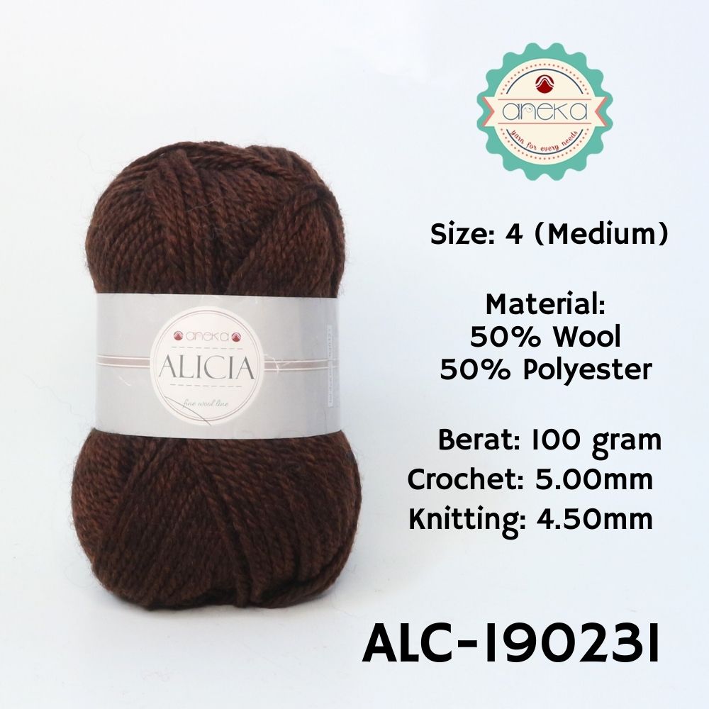 KATALOG - Benang Rajut Wool Alicia / Crochet Knitting Yarn - Part 1