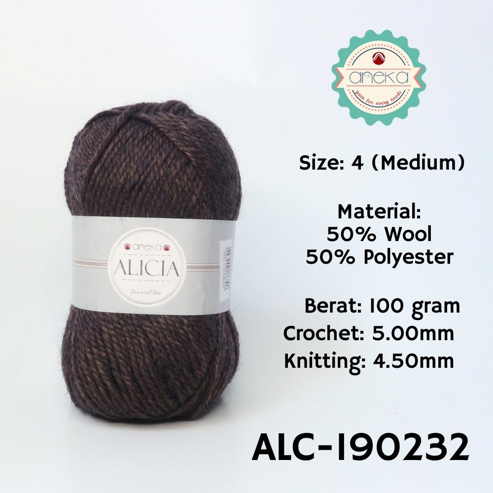 KATALOG - Benang Rajut Wool Alicia / Crochet Knitting Yarn - Part 1