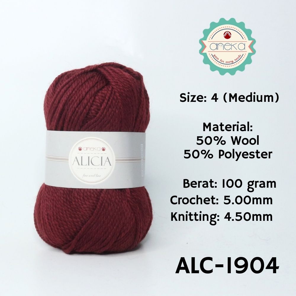 KATALOG - Benang Rajut Wool Alicia / Crochet Knitting Yarn - Part 2