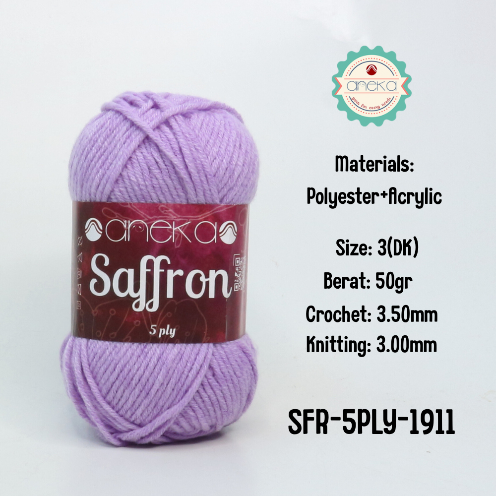 KATALOG - Benang Rajut Saffron 5 Ply / Crochet Knitting Yarn - Part 1