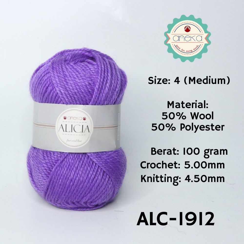 KATALOG - Benang Rajut Wool Alicia / Crochet Knitting Yarn - Part 2