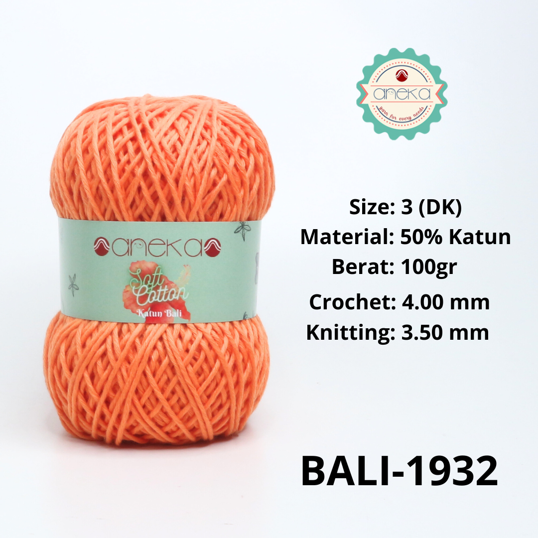 KATALOG - Benang Rajut Katun Bali ANEKA / Soft Cotton Big Ply made by ANEKABENANG PART 1