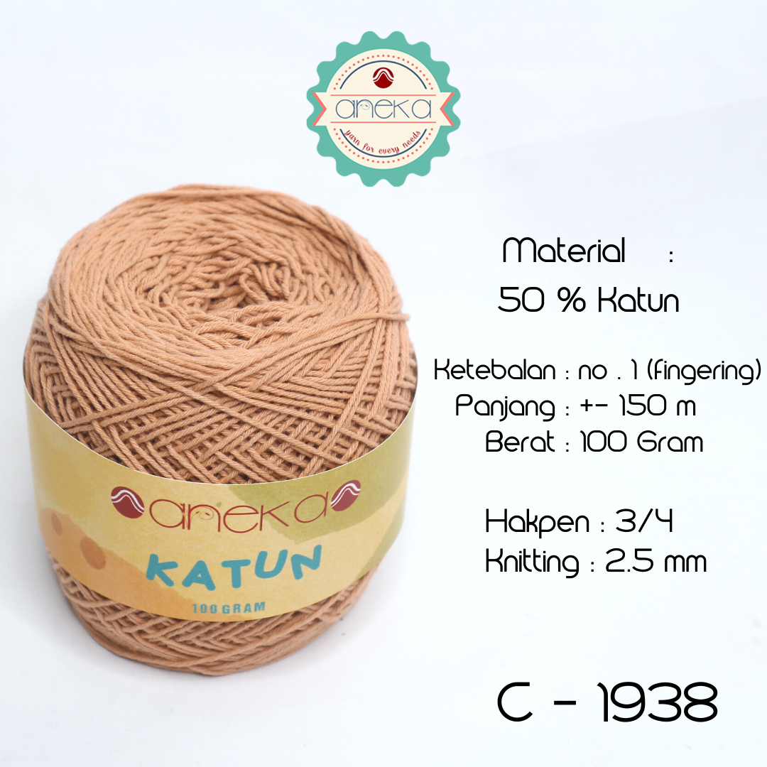 KATALOG - Benang Rajut Katun Polos Part 1