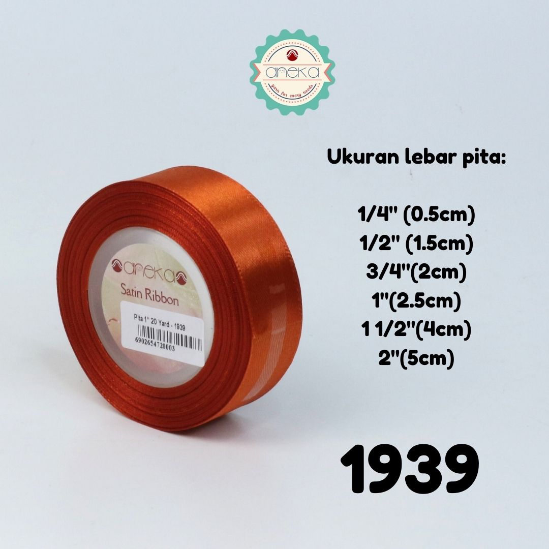 Satin Ribbon / Satin Silk Ribbon 3/4" - 0.75" - 2 cm - PER ROLL (25yards/roll) Part 2