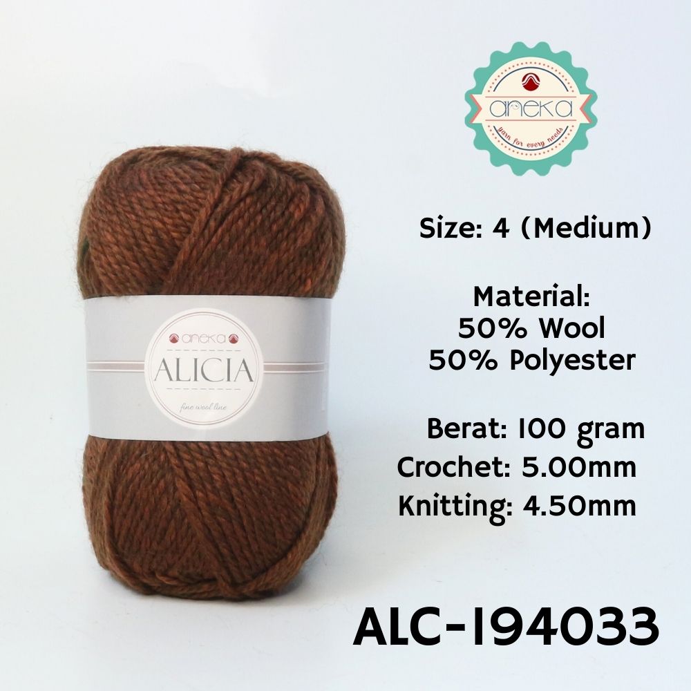 KATALOG - Benang Rajut Wool Alicia / Crochet Knitting Yarn - Part 1