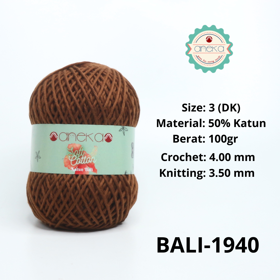 KATALOG - Benang Rajut Katun Bali ANEKA / Soft Cotton Big Ply made by ANEKABENANG PART 1