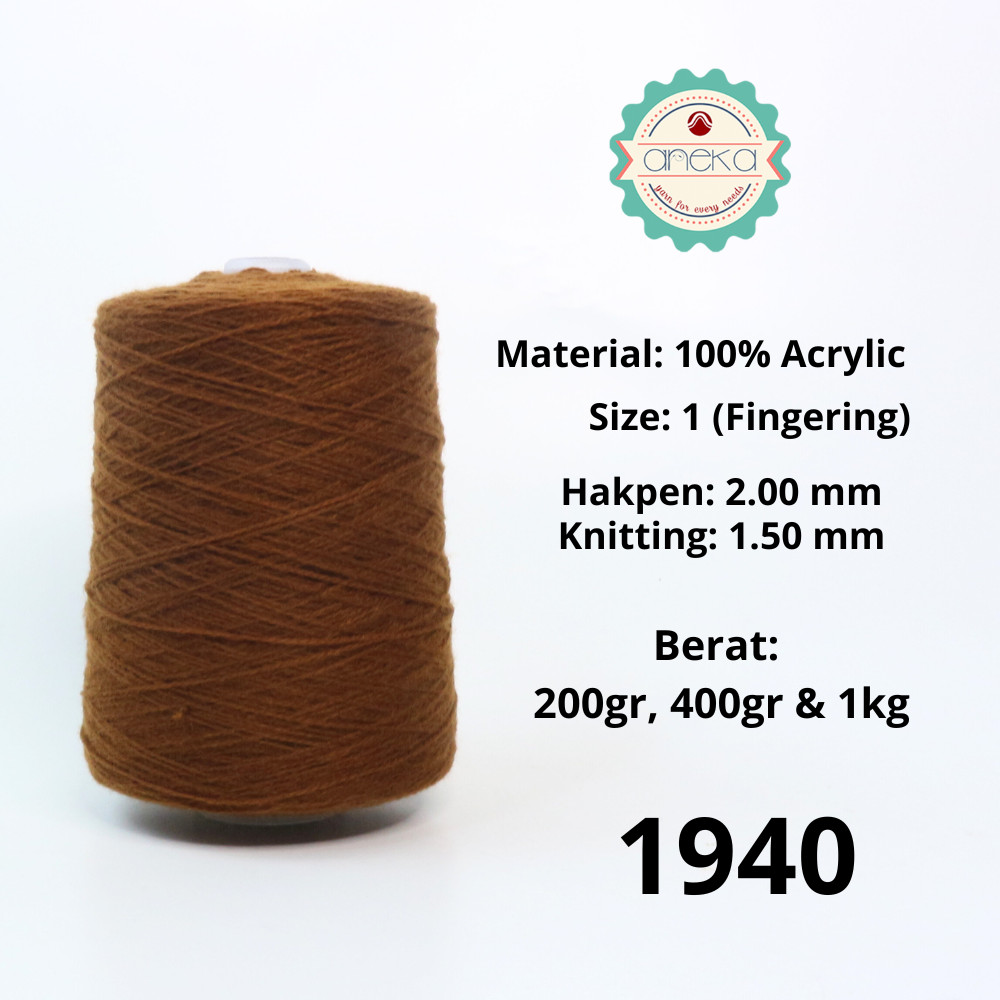 KATALOG - Benang Rajut Wool Aneka Cones / Wol / Siet Yarn / Tufting Rug / Karpet - Part 1