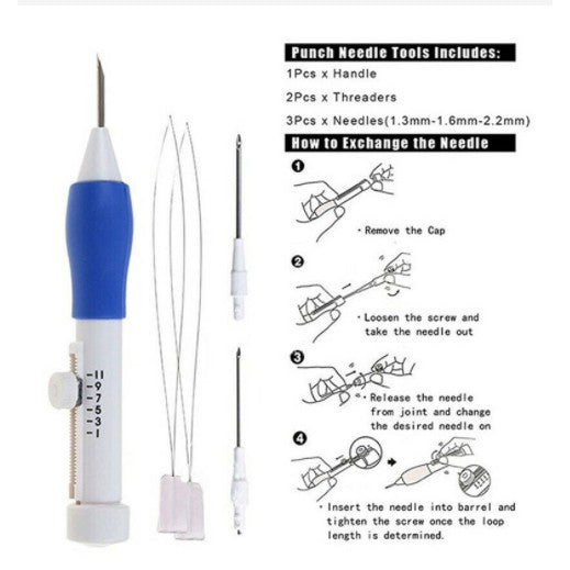 Embroidery Tools / Hand Embroidery / Embroidery Pen / Punch Needle Set BOX