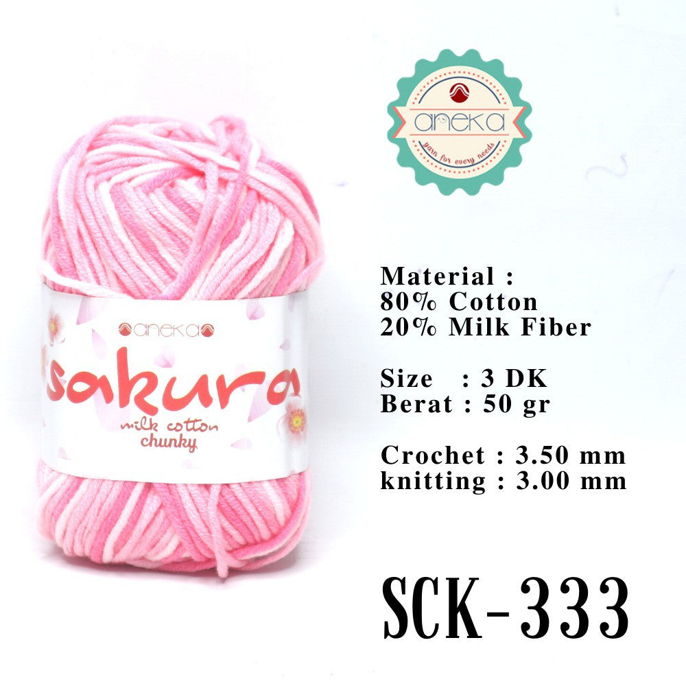 CATALOG - Sakura Milk Cotton Chunky Mix Sembur Mix Cotton Knitting Yarn PART 3