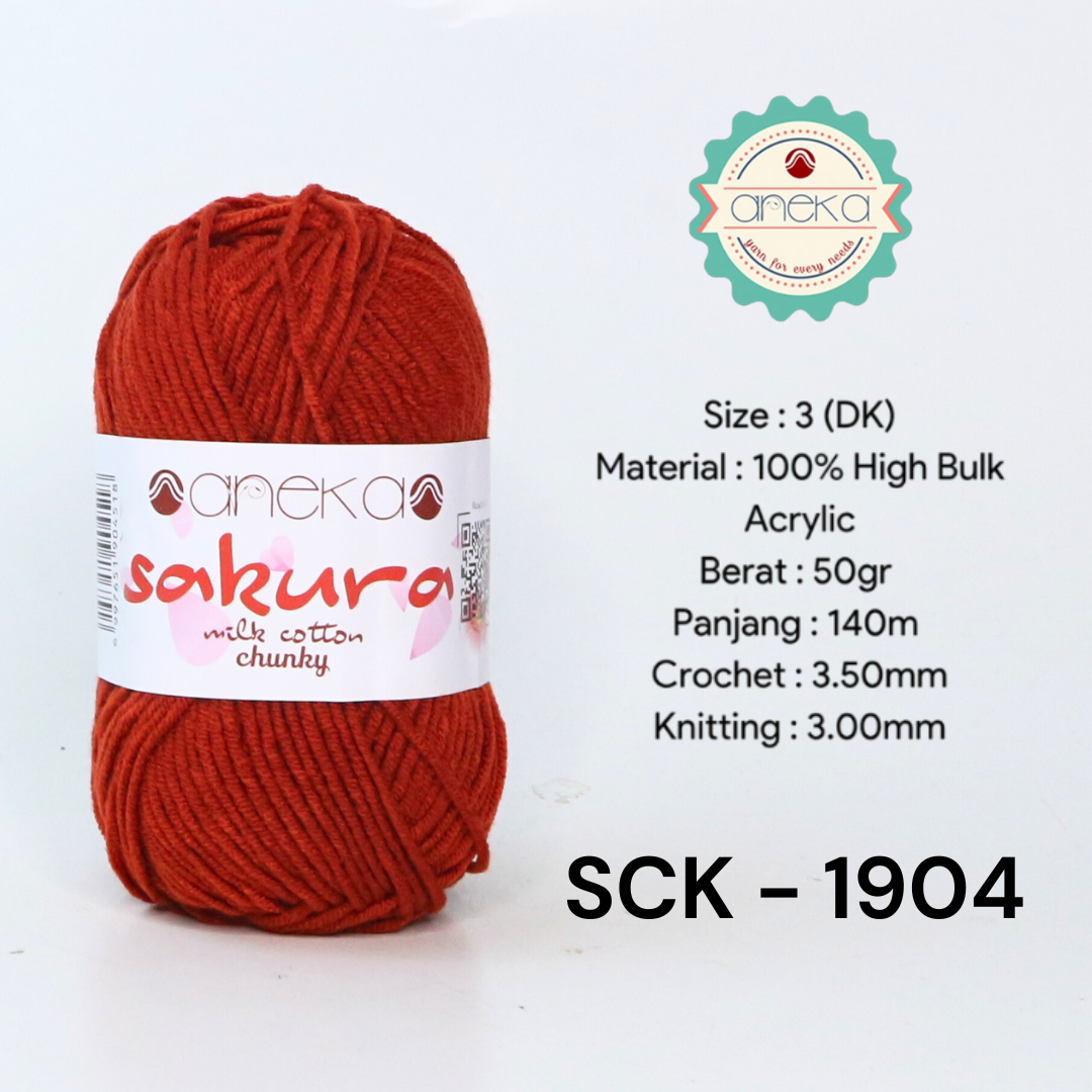 KATALOG - Benang Rajut Katun Susu Sakura Milk Cotton Chunky PART 2