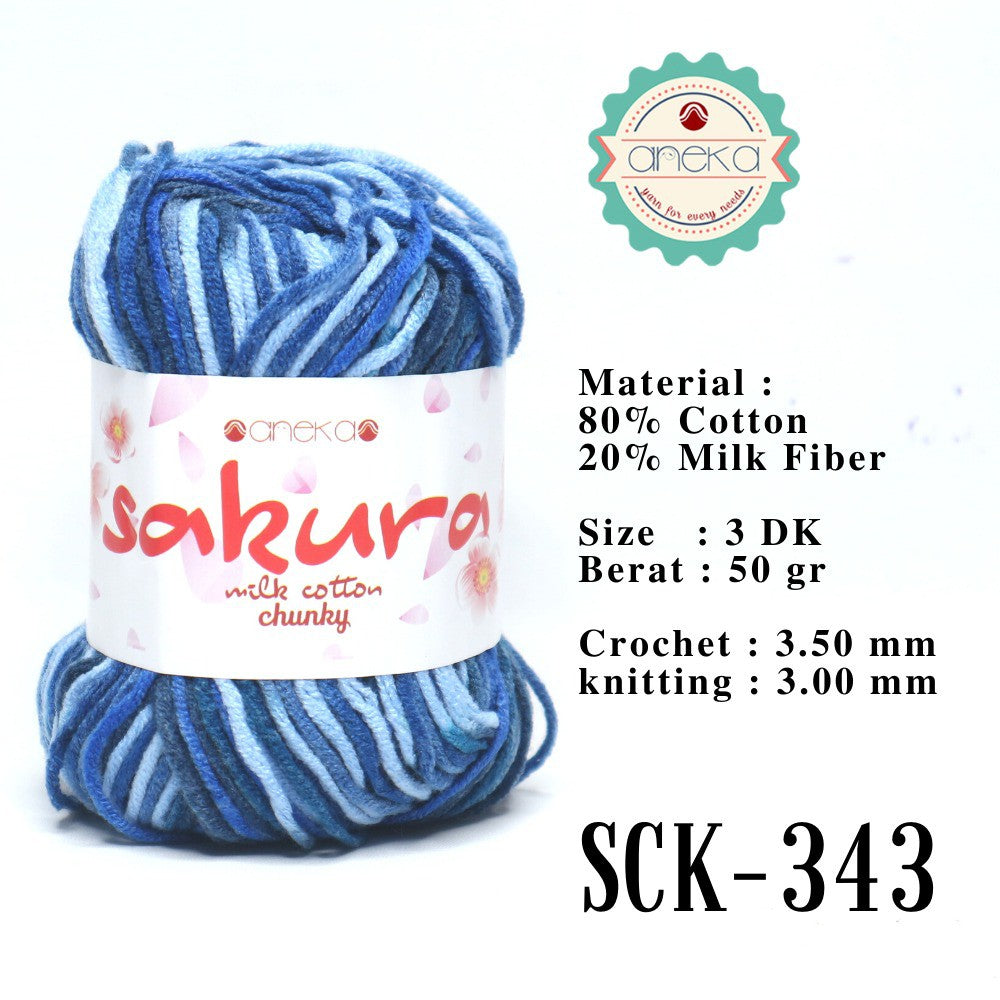 CATALOG - Sakura Milk Cotton Chunky Mix Sembur Mix Cotton Knitting Yarn PART 3