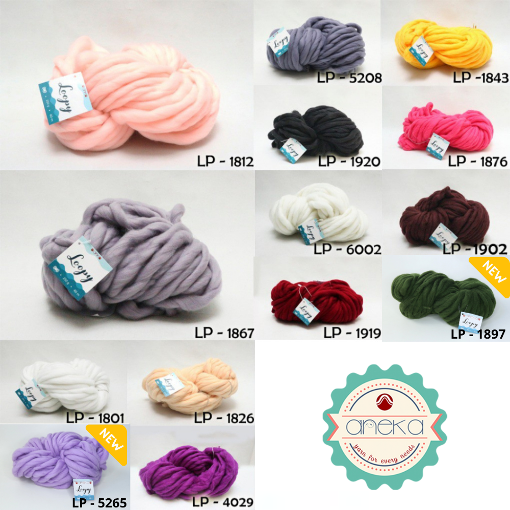 KATALOG - Benang Wol / Wool Ekstra Tebal - LOOPY YARN PART 2