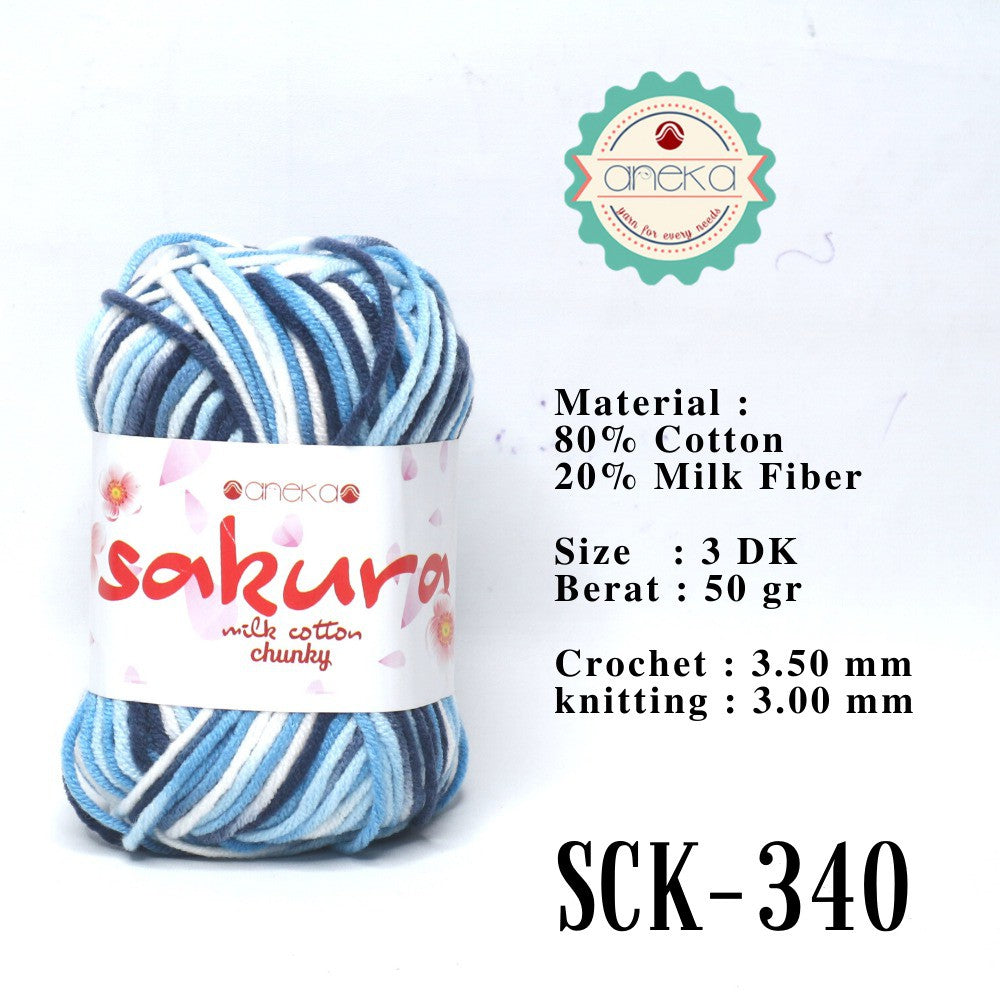 CATALOG - Sakura Milk Cotton Chunky Mix Sembur Mix Cotton Knitting Yarn PART 3