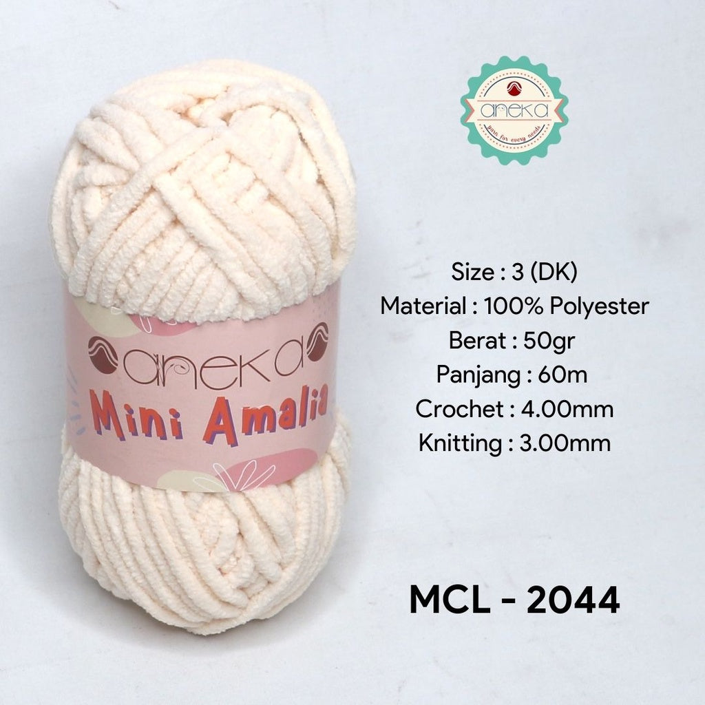 KATALOG - Benang Rajut Mini Amalia / Small Chenille Yarn