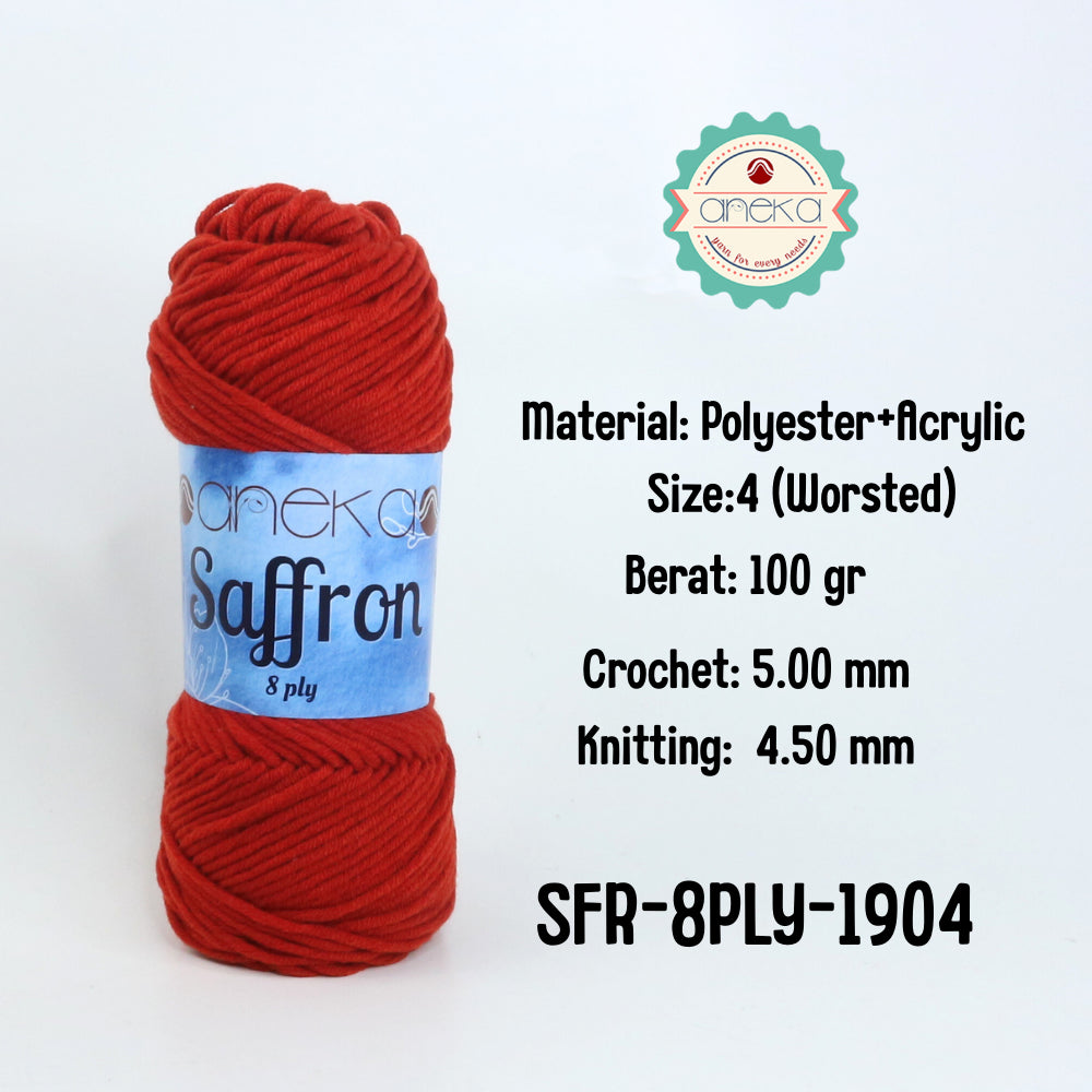 KATALOG - Benang Rajut Saffron 8 Ply / Crochet Knitting Yarn - Part 1