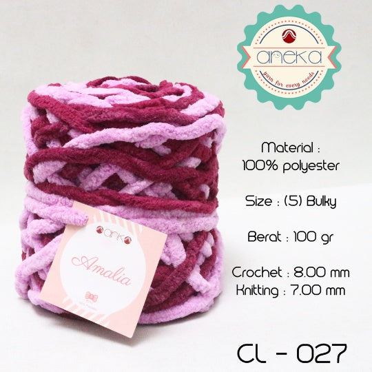KATALOG - Benang Rajut Chenille Midi Amalia Yarn PART 2