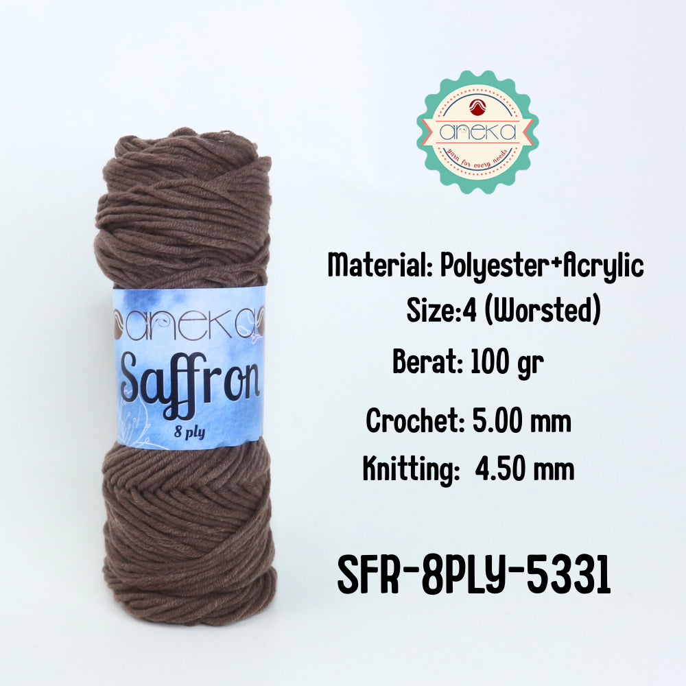 KATALOG - Benang Rajut Saffron 8 Ply / Crochet Knitting Yarn - Part 1