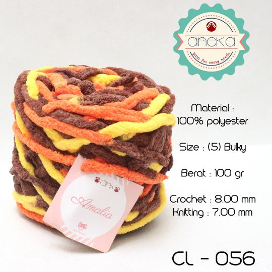 KATALOG - Benang Rajut Chenille Midi Amalia Yarn PART 2