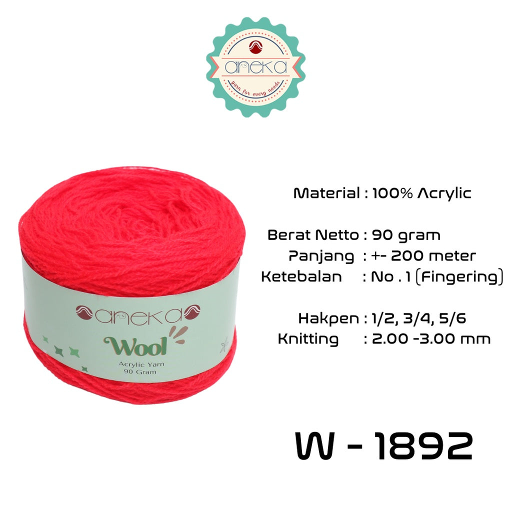 KATALOG - Benang Rajut Wool / Wol / Siet Yarn 90 gram - PART 3