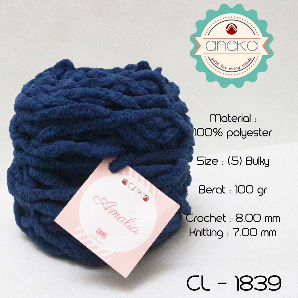 KATALOG - Benang Rajut Chenille Midi Amalia Yarn PART 1