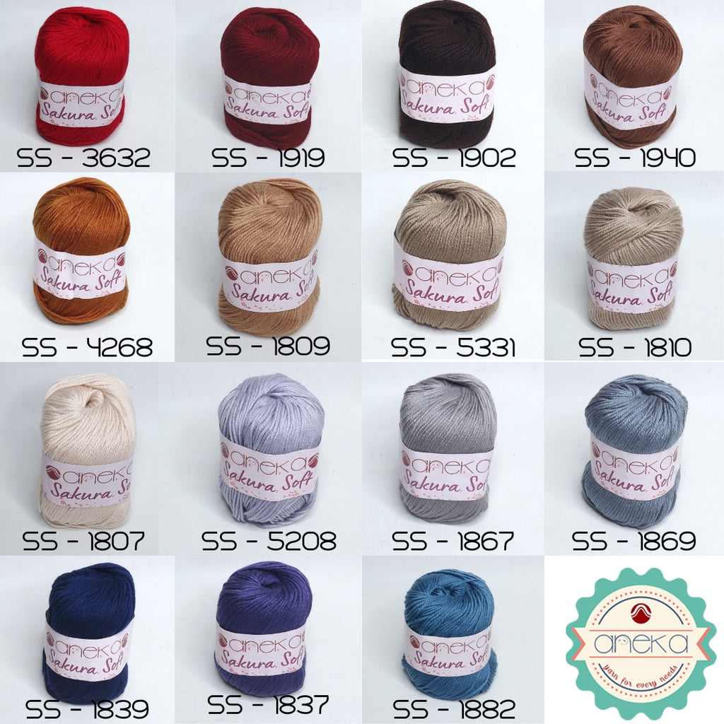 CATALOG - Sakura Soft Knitting Yarn / Silk Cotton Milk Cotton Yarn Part 2