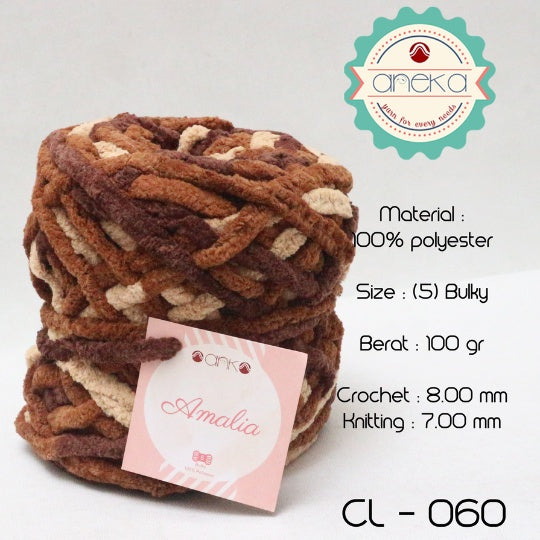 KATALOG - Benang Rajut Chenille Midi Amalia Yarn PART 2