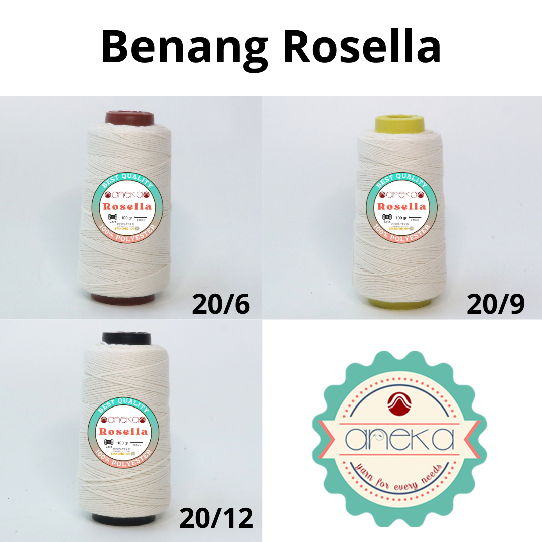 KATALOG - Benang Rajut Rosella / Taplak / Jala Yarn