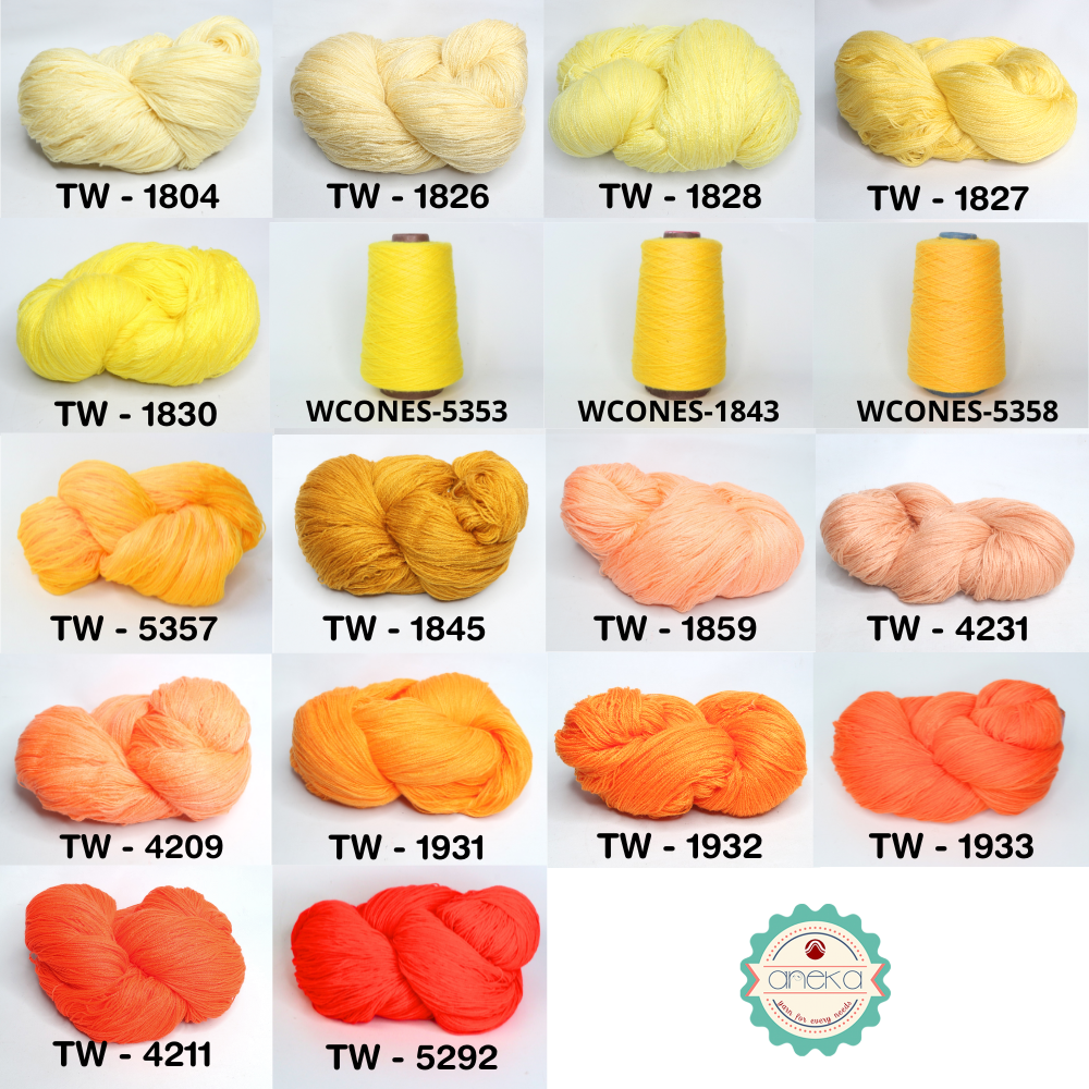 KATALOG - Benang Rajut Wool Aneka Cones / Wol / Siet Yarn / Tufting Rug / Karpet - Part 4