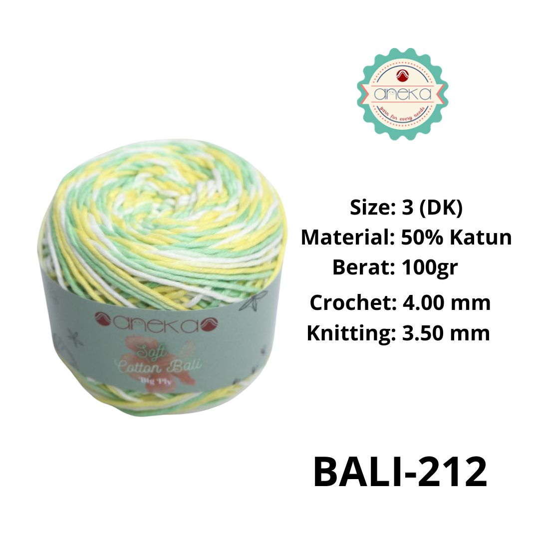 CATALOG - Sembur Mixed Balinese Cotton Knitting Yarn / Soft Cotton Big Ply Mambo