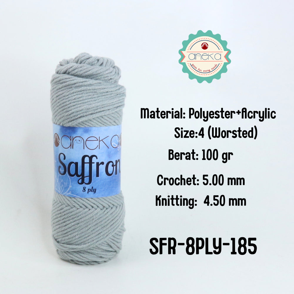 KATALOG - Benang Rajut Saffron 8 Ply / Crochet Knitting Yarn - Part 1