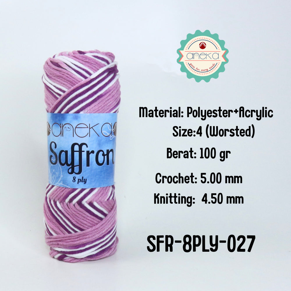 KATALOG - Benang Rajut Saffron 8 Ply / Crochet Knitting Yarn - Part 3