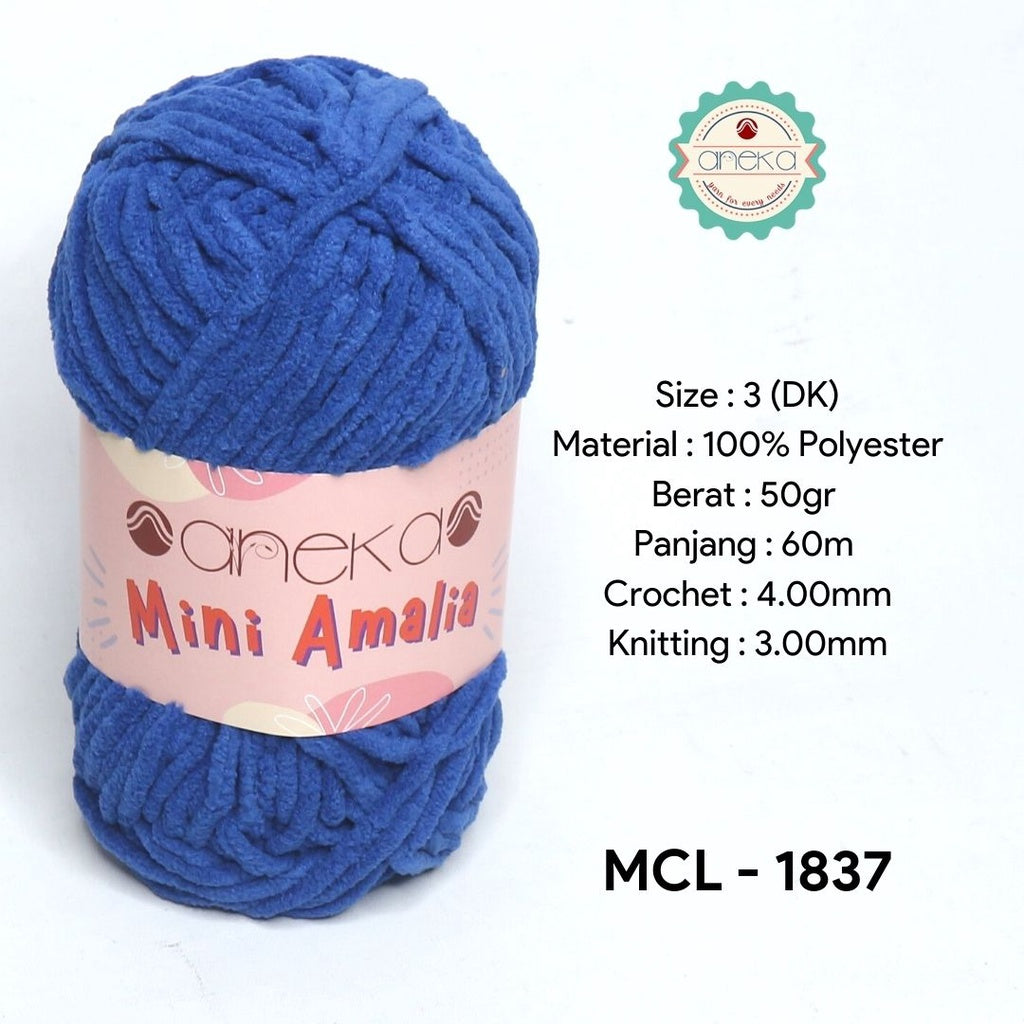 KATALOG - Benang Rajut Mini Amalia / Small Chenille Yarn