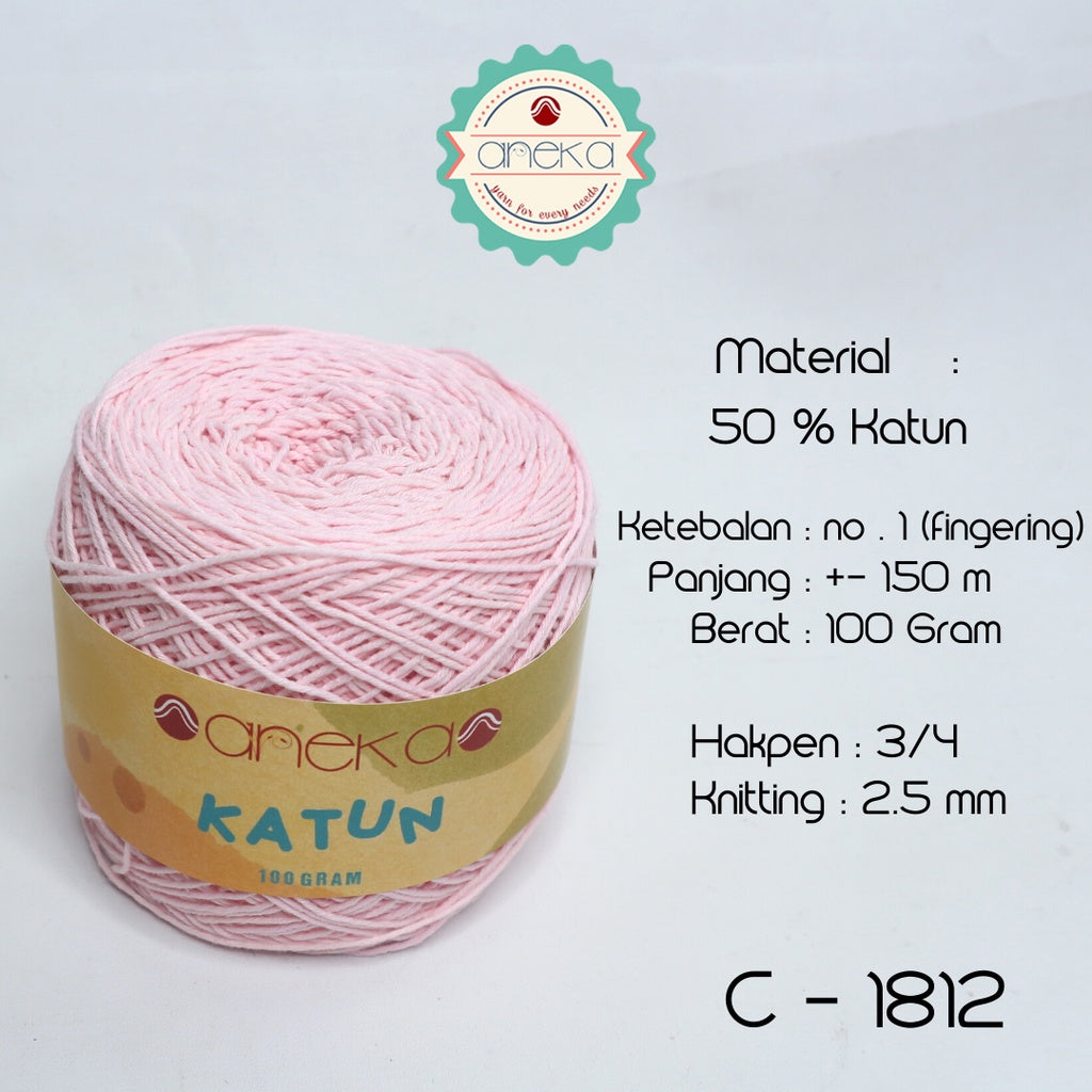 KATALOG - Benang Rajut Katun Polos Part 2