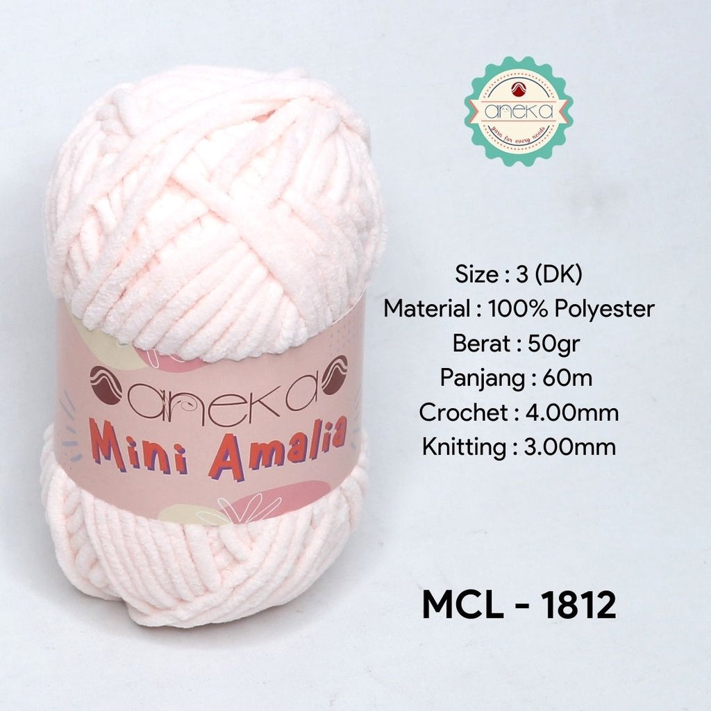 KATALOG - Benang Rajut Mini Amalia / Small Chenille Yarn