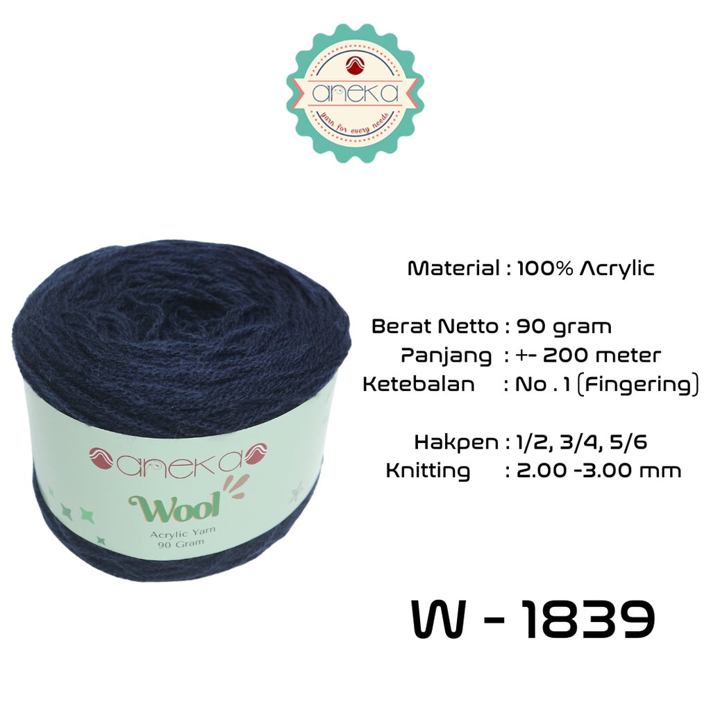 KATALOG - Benang Rajut Wool / Wol / Siet Yarn 90 gram - PART 2