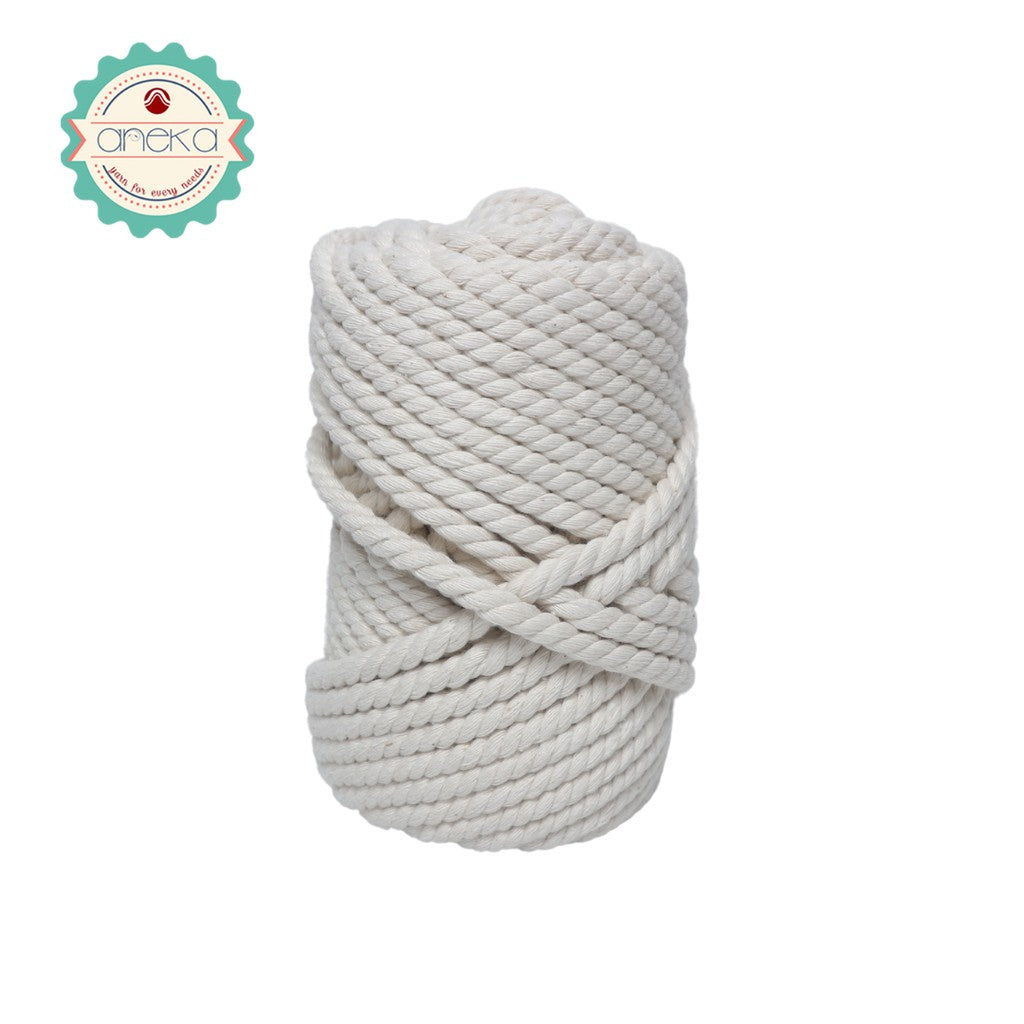 Benang Tali macrame makrame Grade A super katun cotton rope 6, 8, 10, 12 mm 1KG 500GR