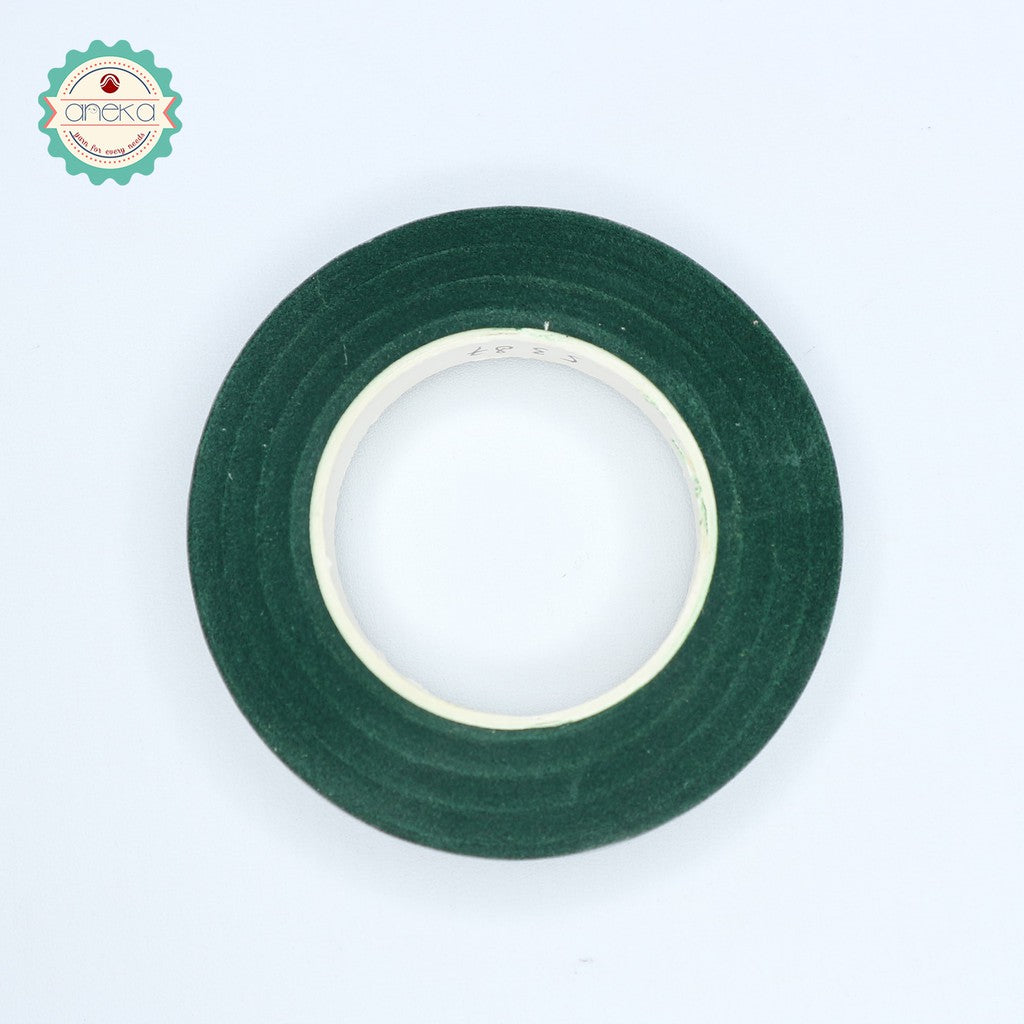 ANEKA - Floral Flower tape / selotip bunga / daun warna warni 30yard